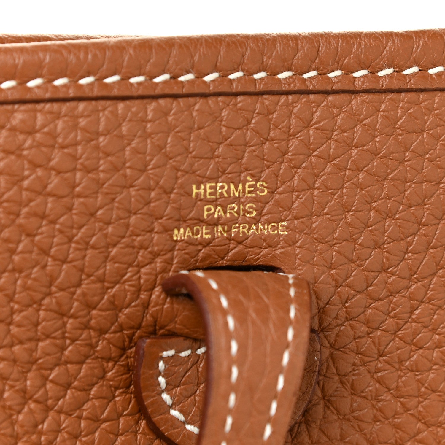 Hermes Taurillon Clemence Amazone Evelyne TPM Gold Cuivre 6 of 11