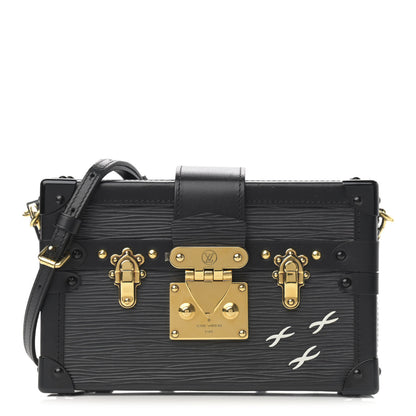 Louis Vuitton Epi Petite Malle Black 1 of 11