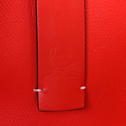 Christian Louboutin Calfskin Spikes Small East West Cabata Tote Snow 7 of 11