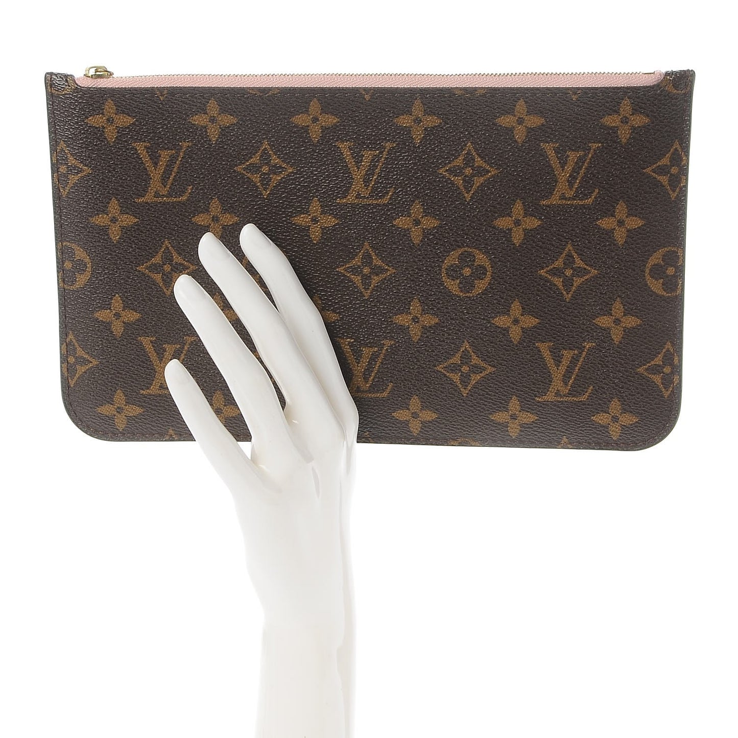 Monogram Neverfull MM GM Pochette Rose Ballerine
