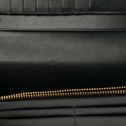 Versace Calfskin Medusa Long Wallet Black 7 of 10