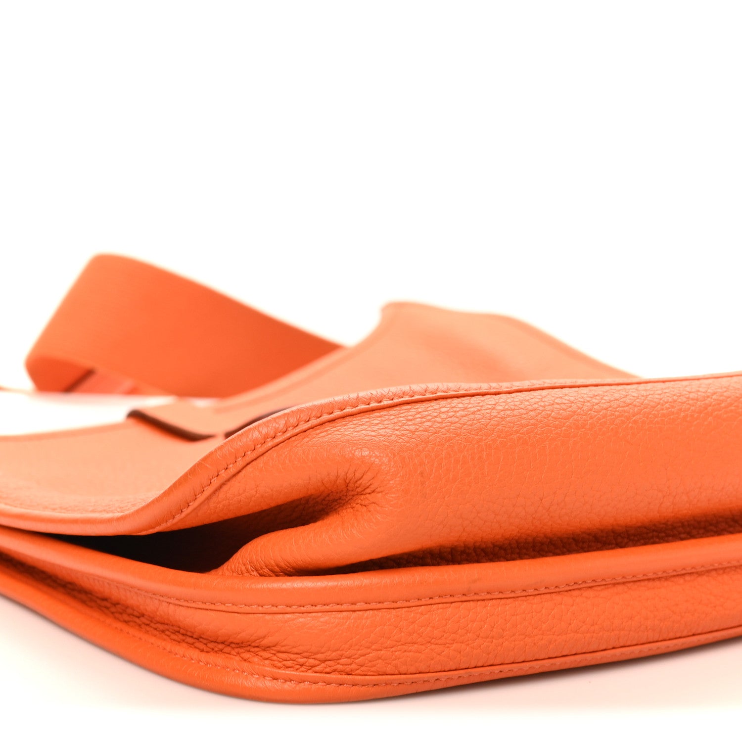 Hermes Taurillon Clemence Evelyne III GM Orange 9 of 10