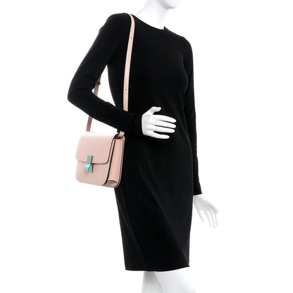 Celine Shiny Goatskin Medium Classic Box Flap Bag Blush 2 of 8