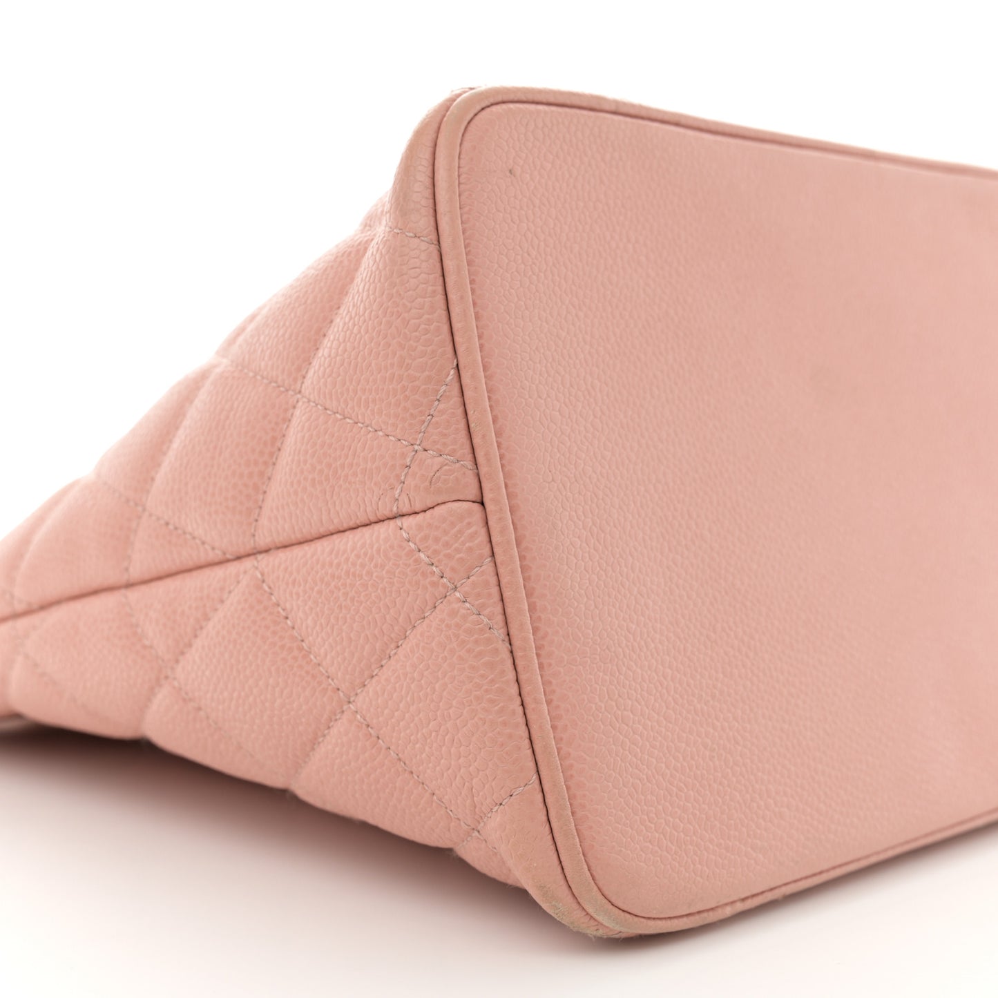 Caviar Quilted Medallion Tote Light Pink