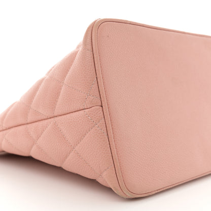 Chanel Caviar Quilted Medallion Tote Light Pink 9 of 16