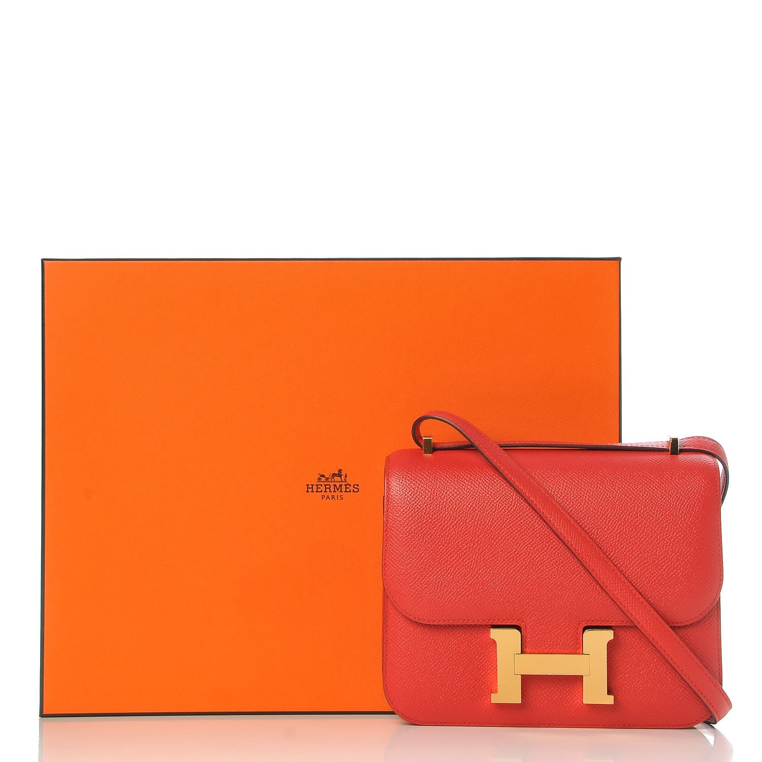Hermes Epsom Constance 18 Rouge Tomate 16 of 16