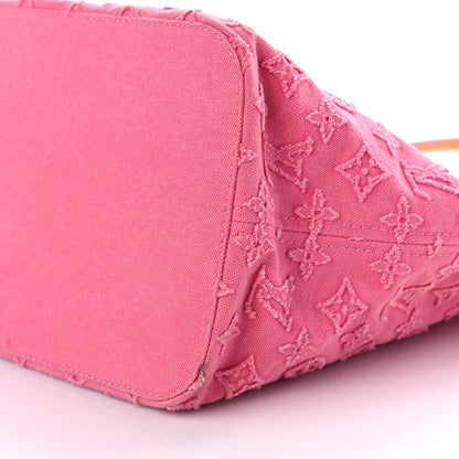 Louis Vuitton Monogram Denim Neverfull MM Rose 10 of 16