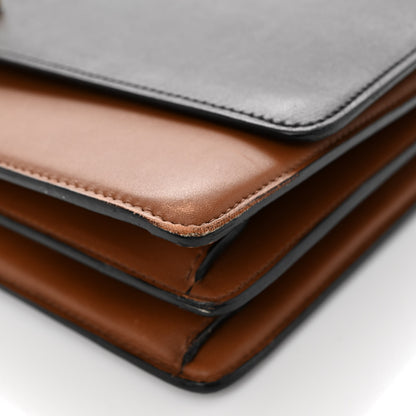 Celine Calfskin Medium Bi-Color Case Flap Camel 11 of 19
