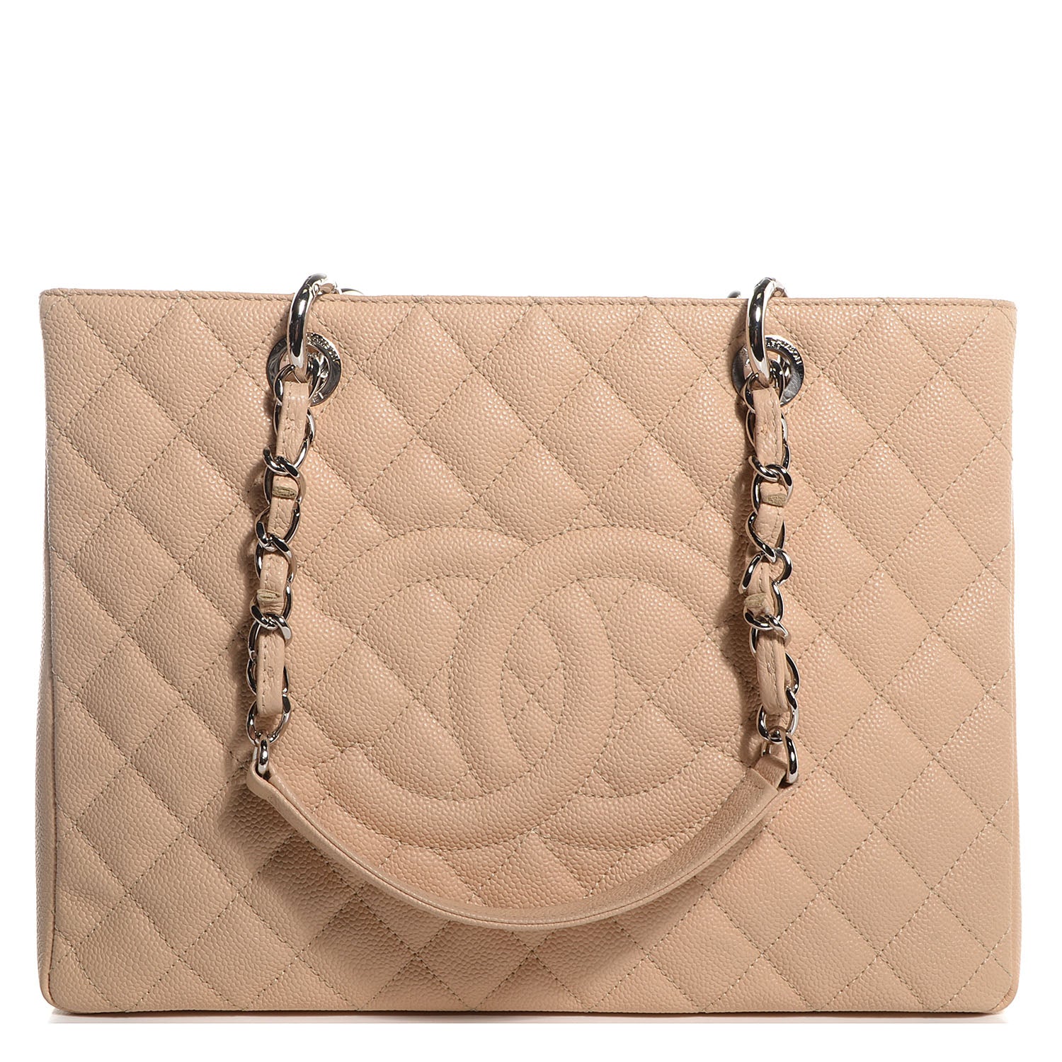 Chanel Caviar Grand Shopping Tote GST Beige Clair 1 of 8