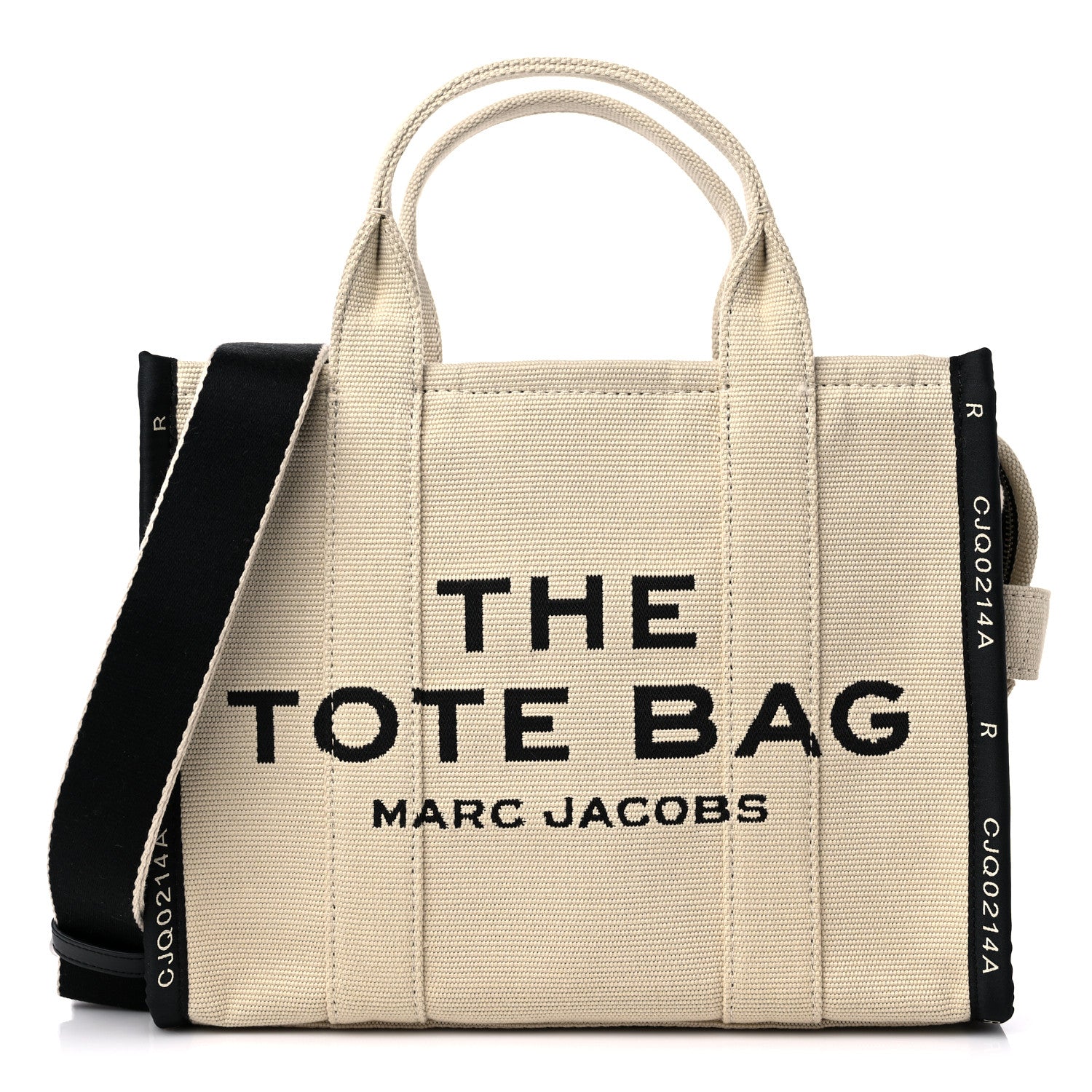 Marc Jacobs Jacquard Medium The Traveler Tote Bag Warm Sand 1 of 9