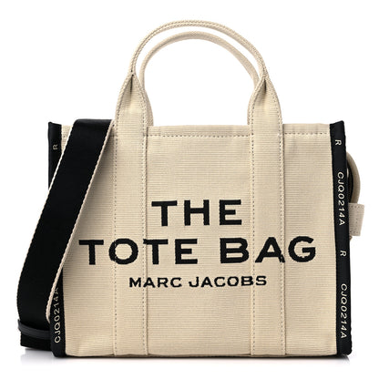 Marc Jacobs Jacquard Medium The Traveler Tote Bag Warm Sand 1 of 9
