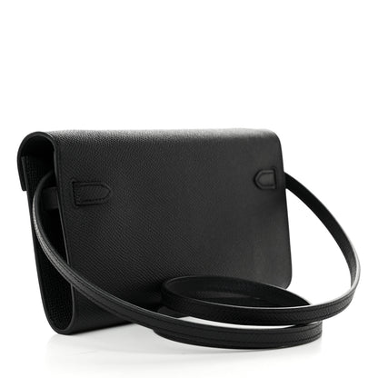 Hermes Epsom Kelly Wallet To Go Black 3 of 11