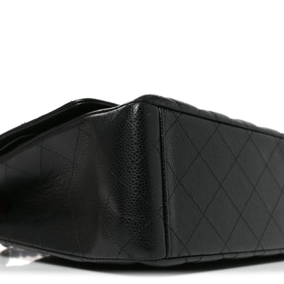 Chanel Caviar Quilted Maxi Double Flap Black 8 of 9