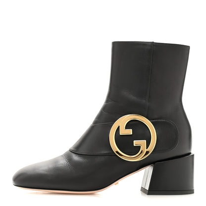 Gucci Malaga Kid GG Blondie 55mm Ankle Boots 36.5 Black 1 of 11