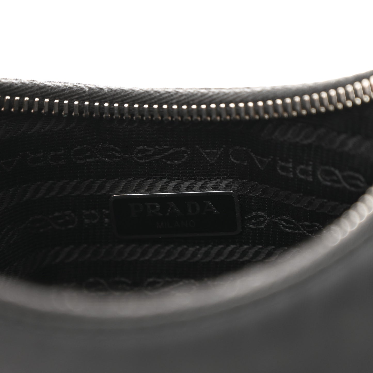 Tessuto Nylon Saffiano Mini Re-Edition 2005 Bag Black