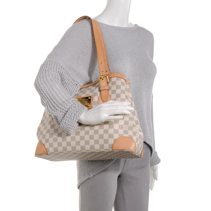 Louis Vuitton Damier Azur Hampstead MM 2 of 8