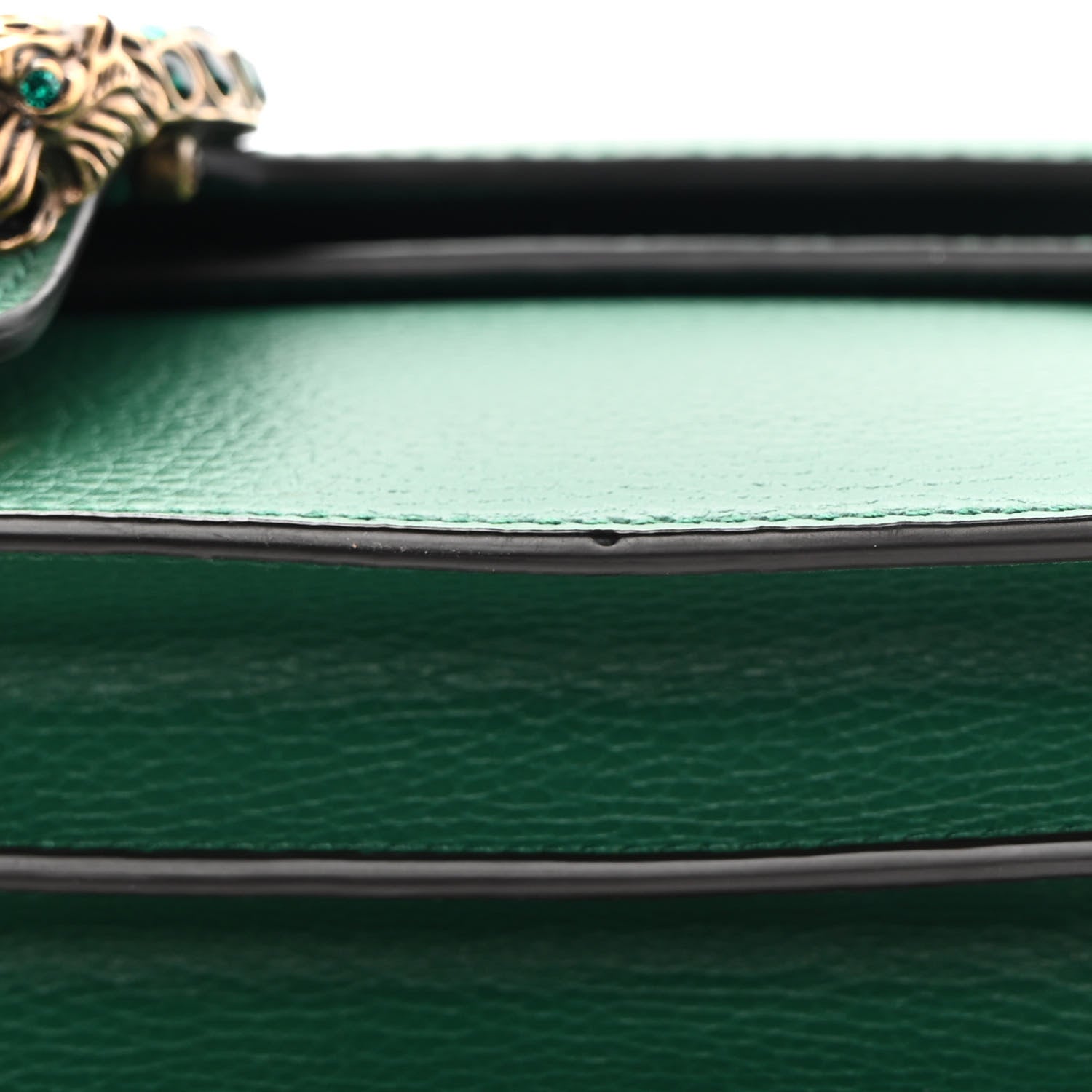 Gucci Pebbled Calfskin Small Dionysus Shoulder Bag Emerald 13 of 13