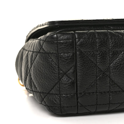 Christian Dior Calfskin Cannage Small Caro Bag Black 6 of 7