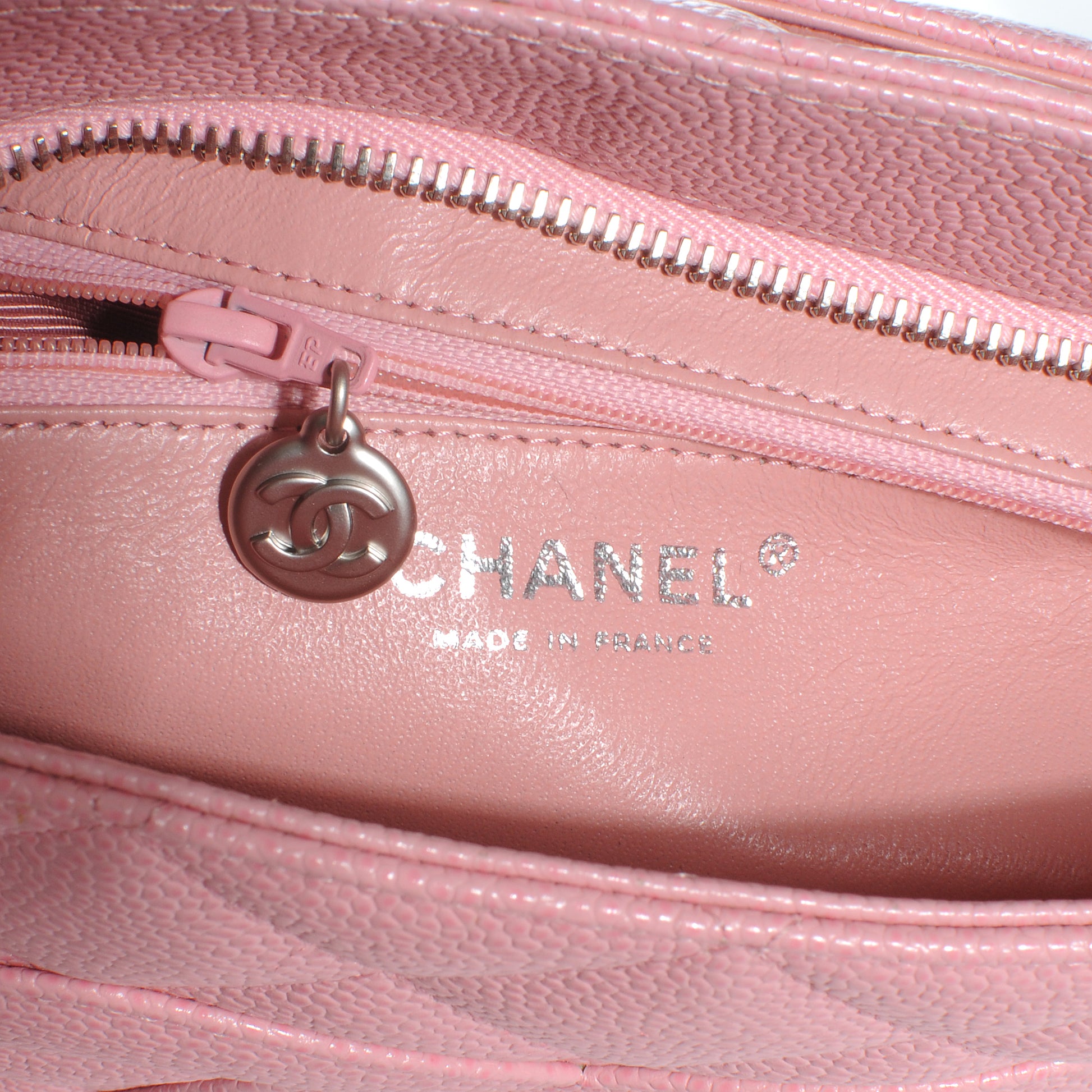 Chanel Caviar Medallion Tote Pink 5 of 8