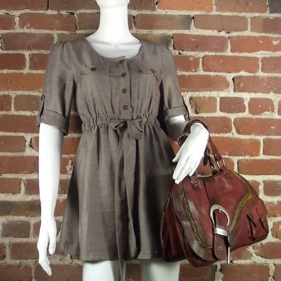 Christian Dior Leather Large Gaucho Double Saddle Bag 2 of 8
