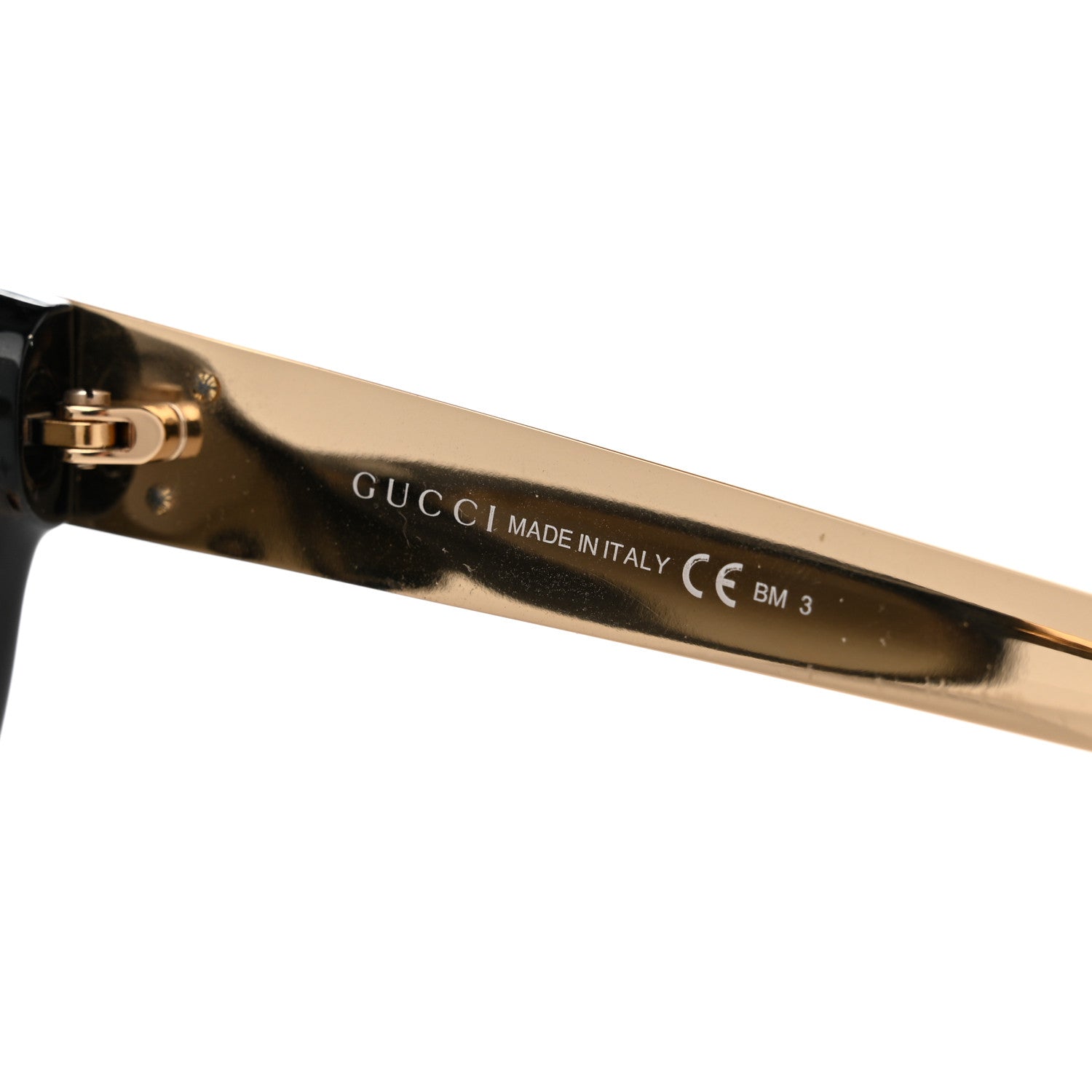Gucci Glitter Cat Eye Sunglasses 3739/N/S Black 6 of 8