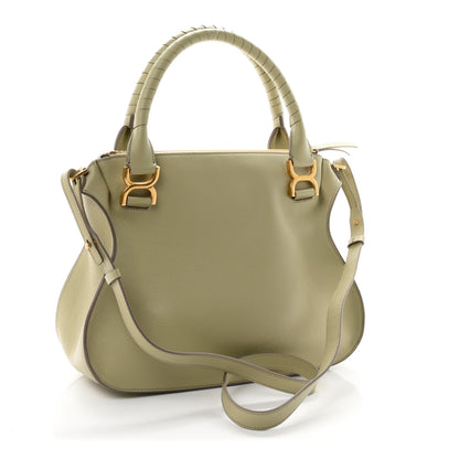 Chloe Calfskin Medium Marcie Satchel Faded Green 3 of 10