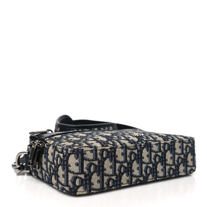 Christian Dior HOMME Oblique Safari Messenger Blue 4 of 9