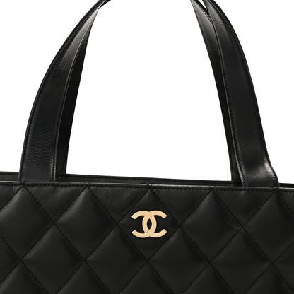 Chanel Lambskin Quilted Shoulder Bag Black 8 of 11