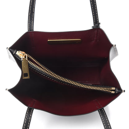 Marc Jacobs Grained Calfskin Medium Grind T Pocket Tote Black 5 of 10
