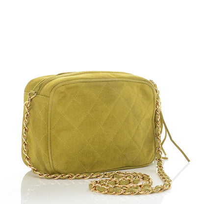 Chanel Suede Tassel Camera Case Chartreuse 3 of 9