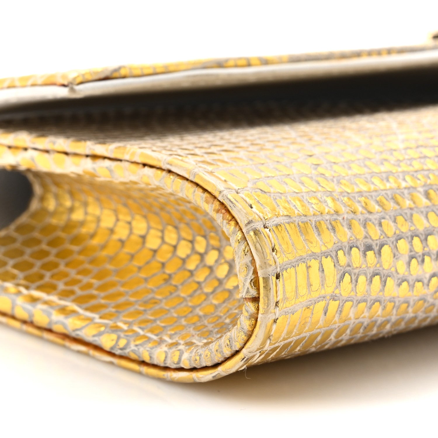 Chanel Lizard Pearl Evening Clutch Beige 9 of 14