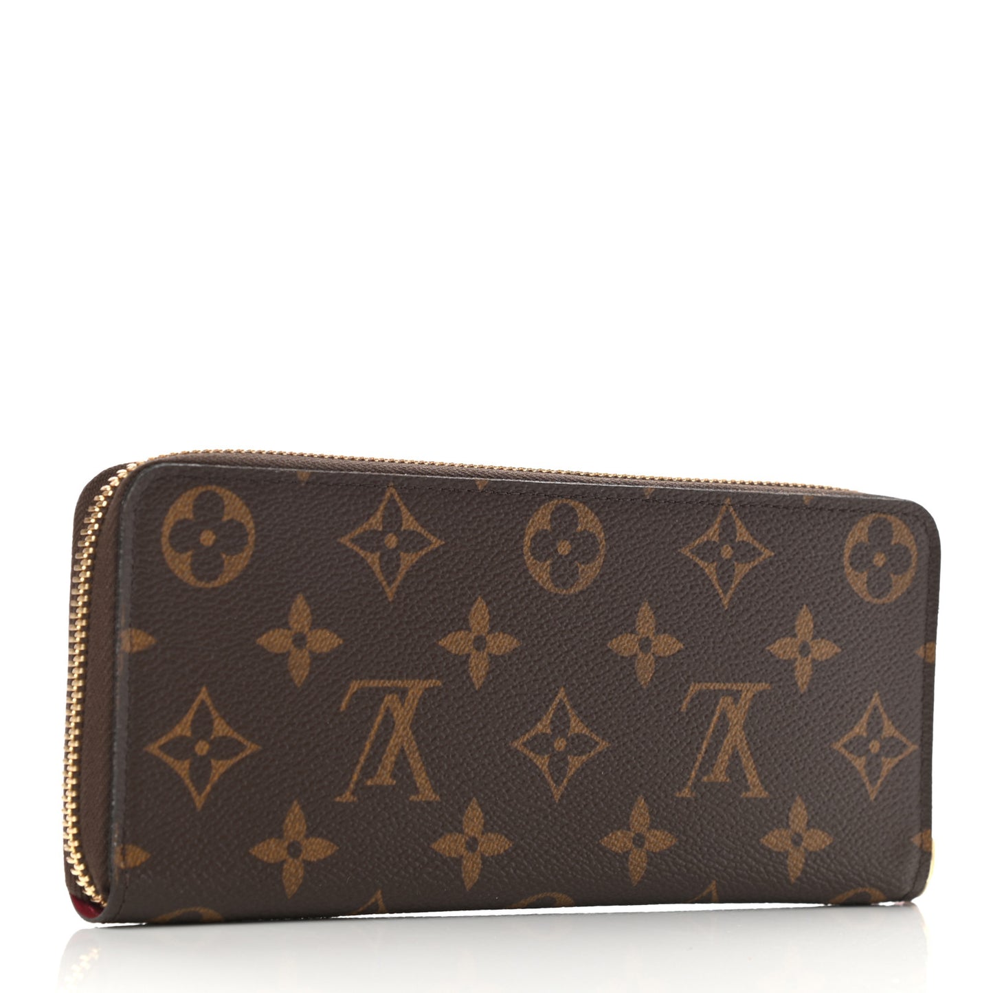 Monogram Clemence Wallet Fuchsia