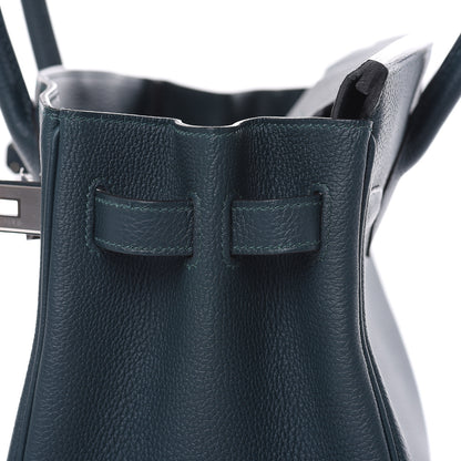 Hermes Togo Birkin 30 Vert Cypress 19 of 29