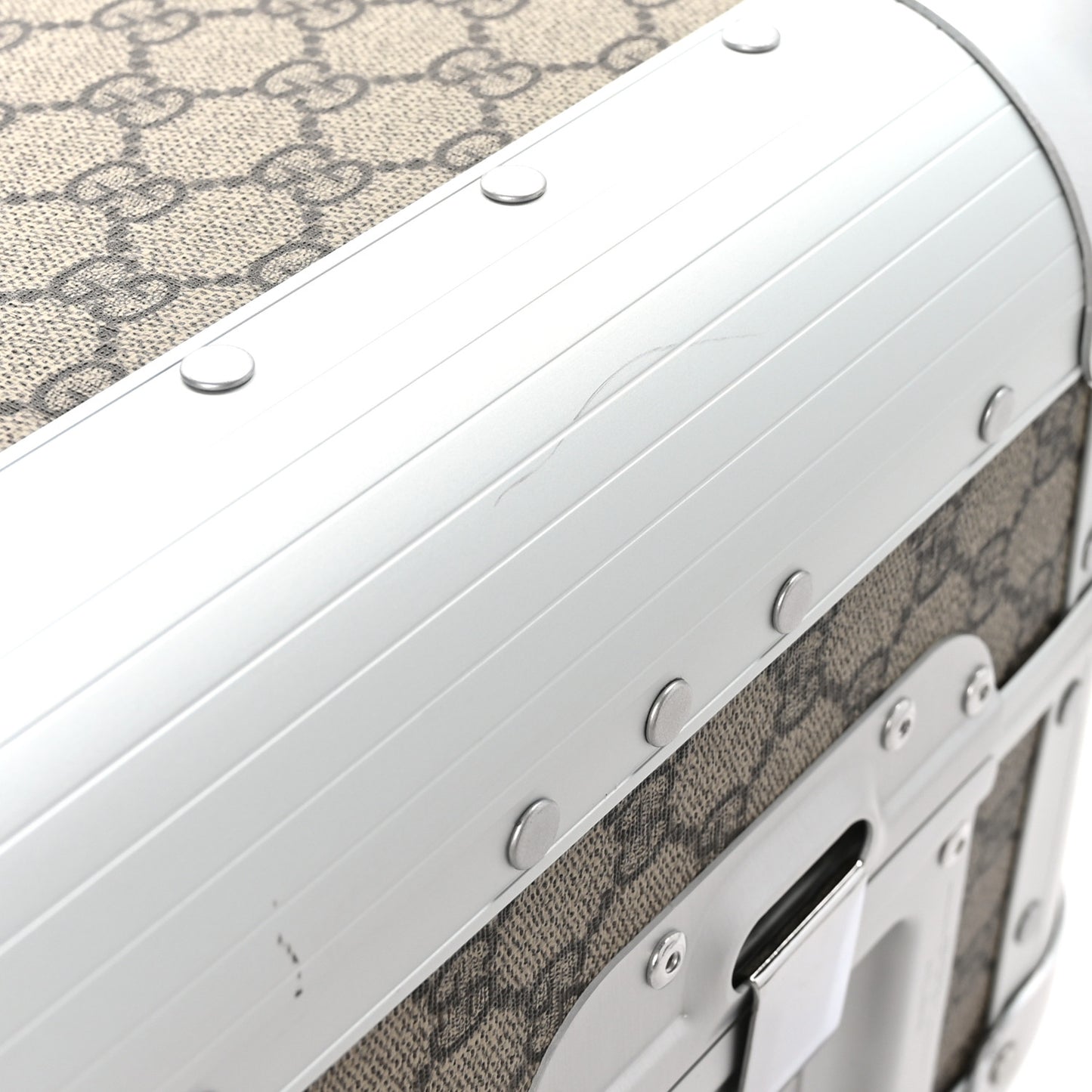 GG Supreme Monogram Porter Carry On Suitcase