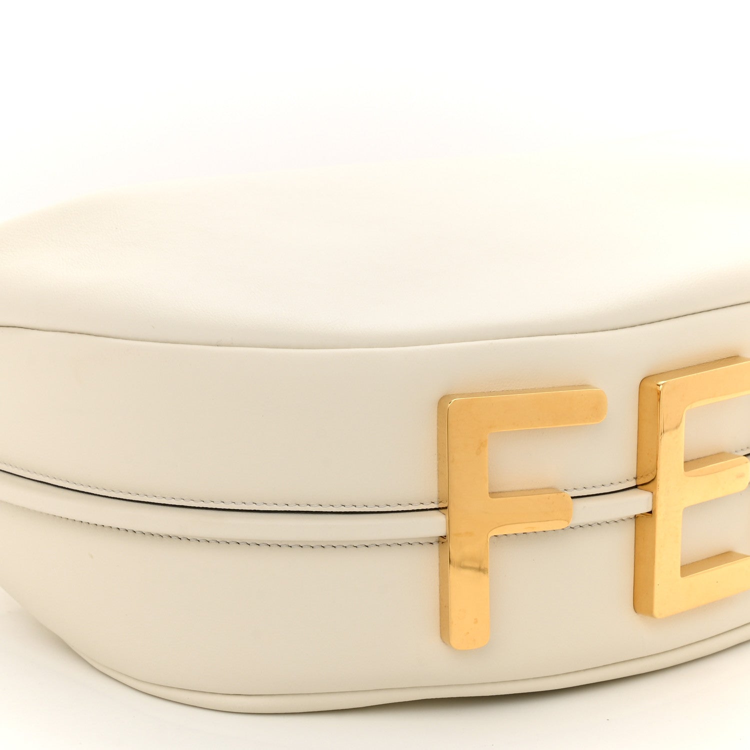 Fendi Vitello Grace Matte Medium Fendigraphy Hobo Bag White Ice 9 of 10