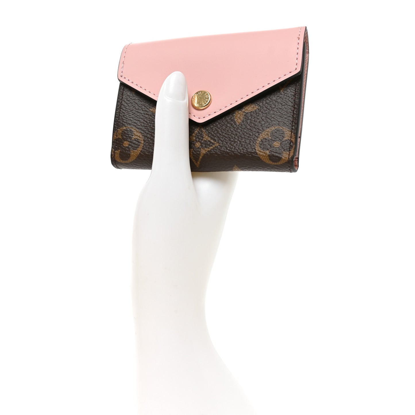 Monogram Zoe Wallet Rose Ballerine