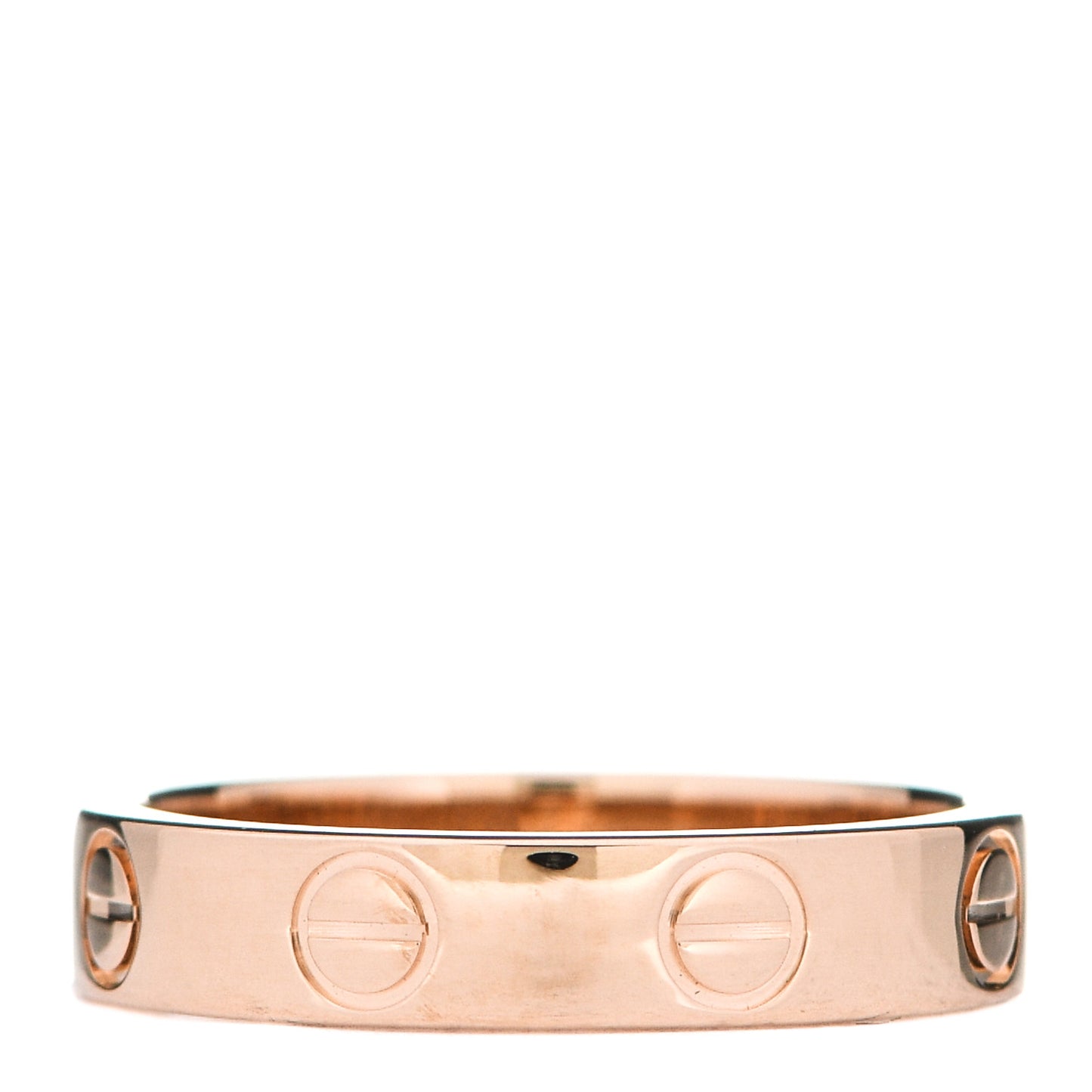 18K Pink Gold 3.5mm LOVE Wedding Band Ring 47 4