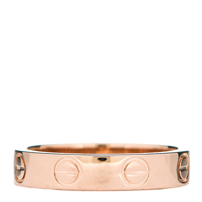 Cartier 18K Pink Gold 3.5mm LOVE Wedding Band Ring 47 4 3 of 5