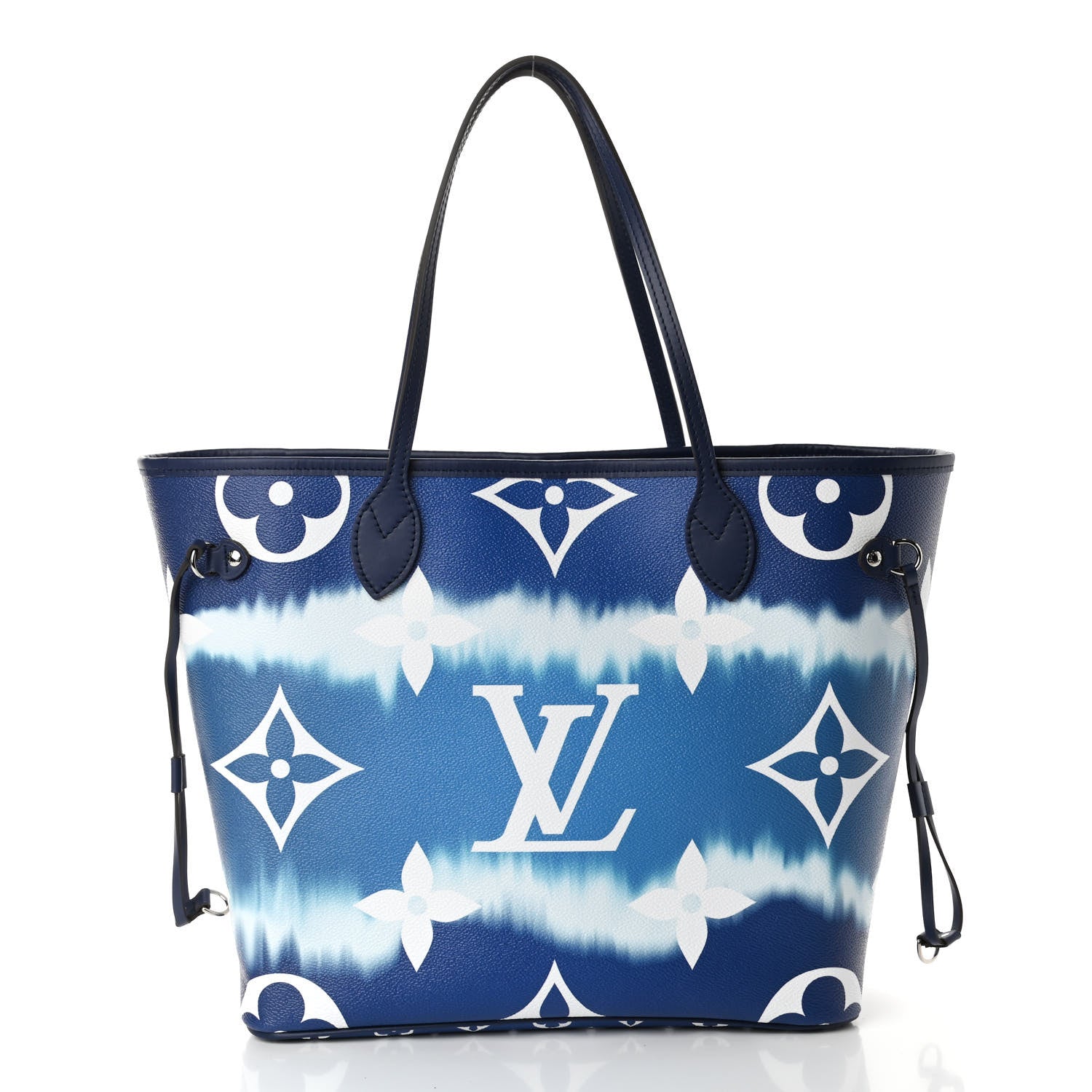 Louis Vuitton Monogram Escale Neverfull MM Blue 2 of 6
