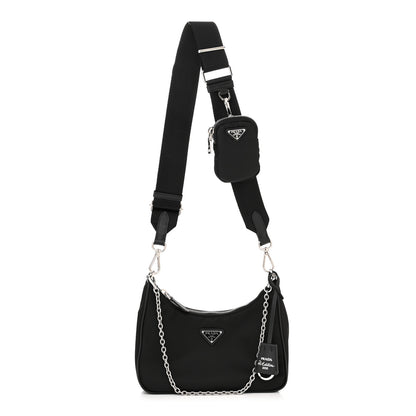 Prada Nylon Re-Edition 2005 Shoulder Bag Black 1 of 12