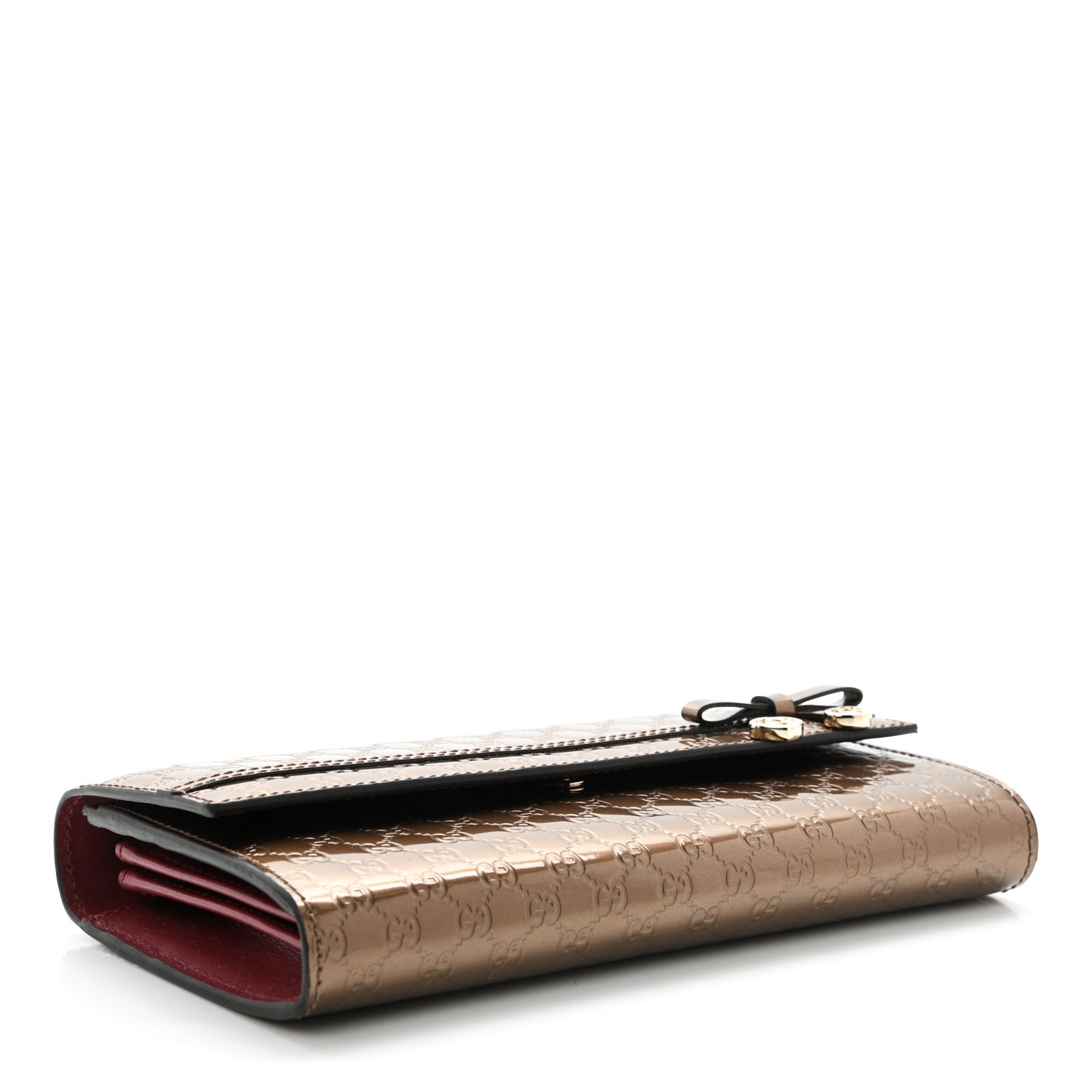 Shine Microguccissima Candy Continental Wallet Bronze