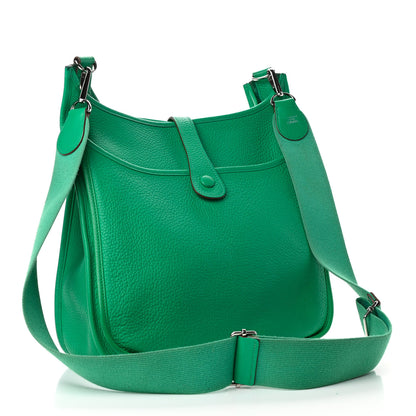 Hermes Taurillon Clemence Evelyne III PM Menthe 2 of 4