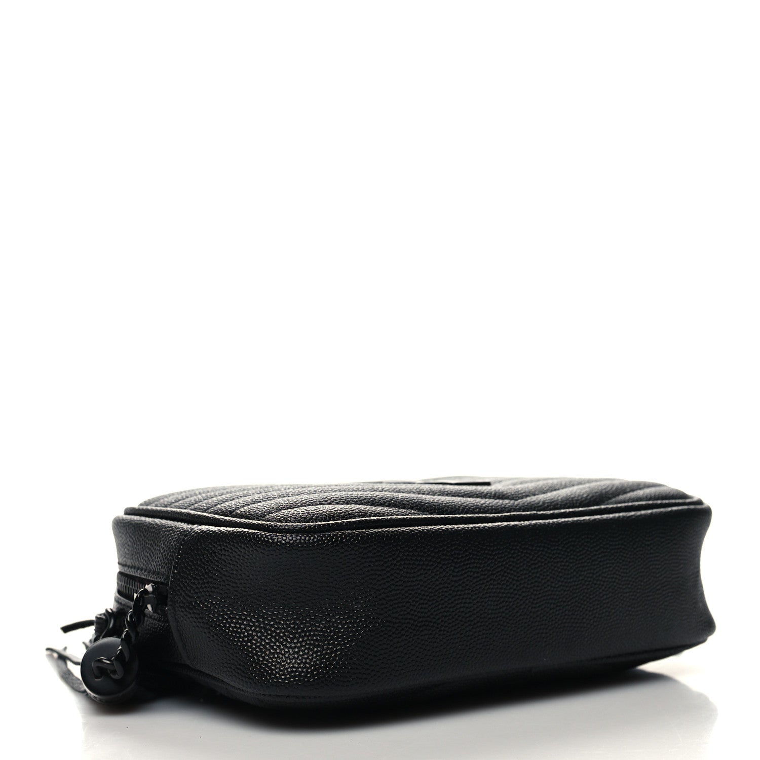 Saint Laurent Grain De Poudre Matelasse Monochrome Monogram Mini Lou Camera Bag Black 4 of 10