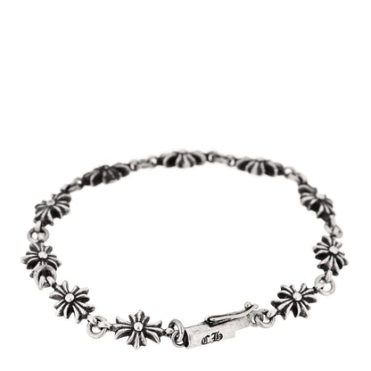 Chrome Hearts Sterling Silver Tiny E CH Plus Bracelet 2 of 4