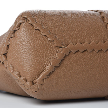 Bottega Veneta Cervo Deerskin Braided Tote Camel 8 of 9