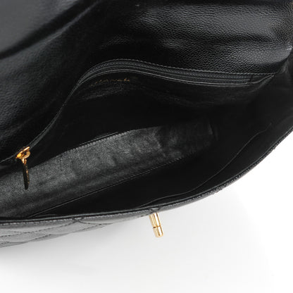 Chanel Caviar Quilted Single Flap Black 9 of 9