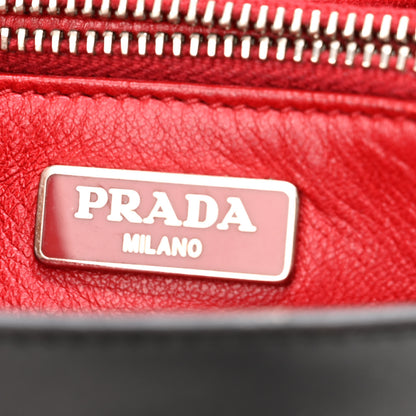 Prada Box Calfskin Mini Bag Black 6 of 10