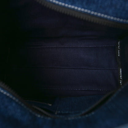 Marc Jacobs MARC JACOBS Denim Canvas Medium The Tote Bag Blue 5 of 9