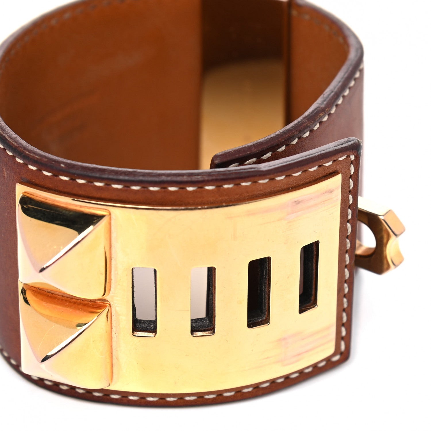 Hermes Barenia Collier de Chien CDC Bracelet XS Fauve 8 of 8