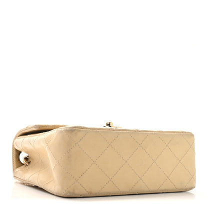 Chanel Lambskin Quilted Mini Square Flap Light Beige Beige 4 of 10